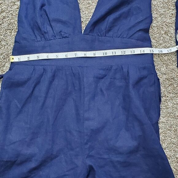 NWT Modcloth Navy Blue Halter Romper - Picture 7 of 10